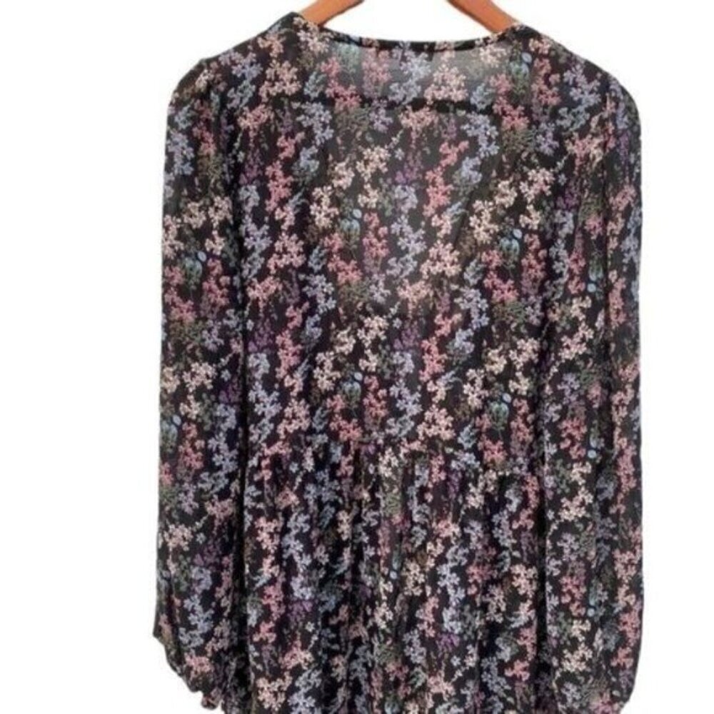 Baevely Boho Floral Kimono Duster Coverup - Picture 12 of 16